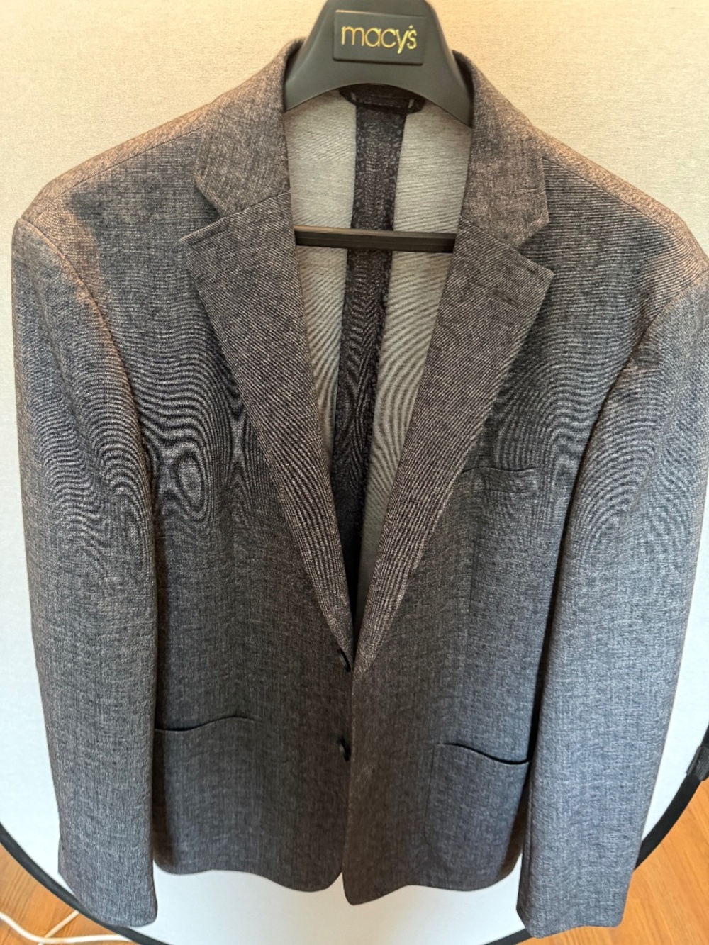 Bar III Men’s Slim Fit Stretch Blazer Gray 40R